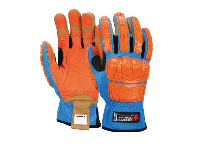 D3O back of the hand impact protection multi-task gloves