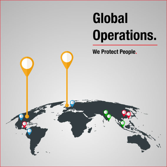 MCR Safety's global operations