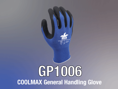 COOLMAX fibre keeps your hands cool