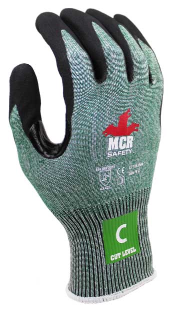 CT1063 safety gloves using advanced cut fibres to produce CE cut level C protection