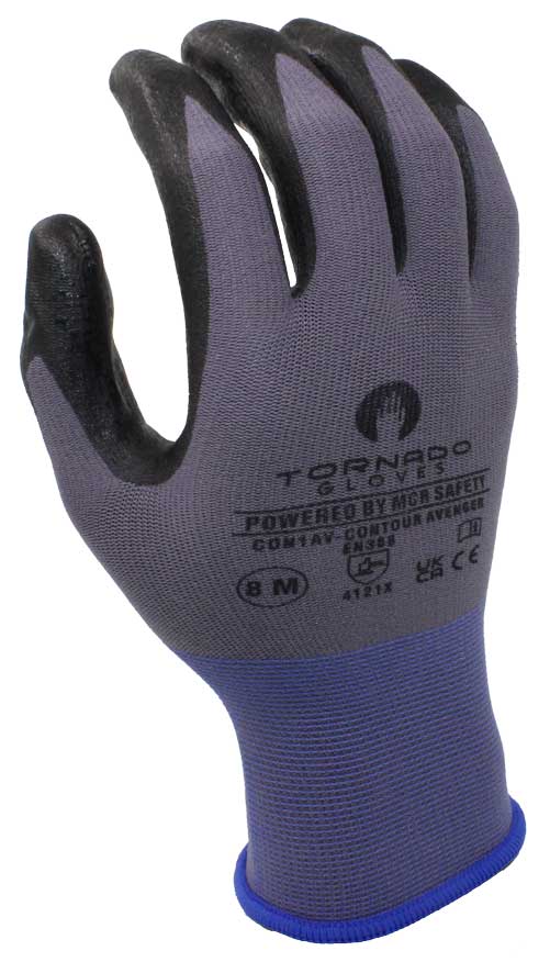 Nylon with premier NBR palm coating | Contour Avenger