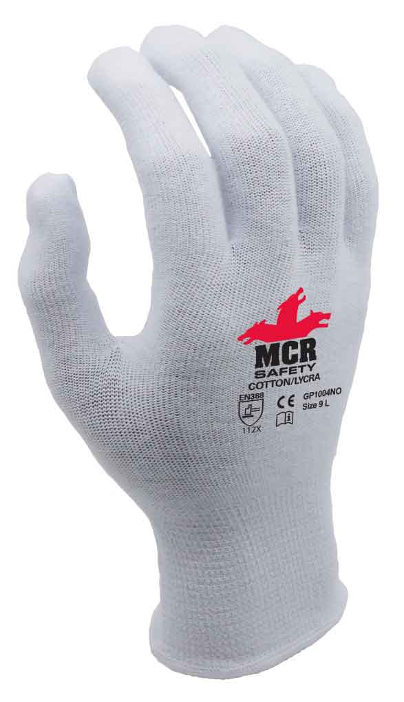 Uncoated work glove