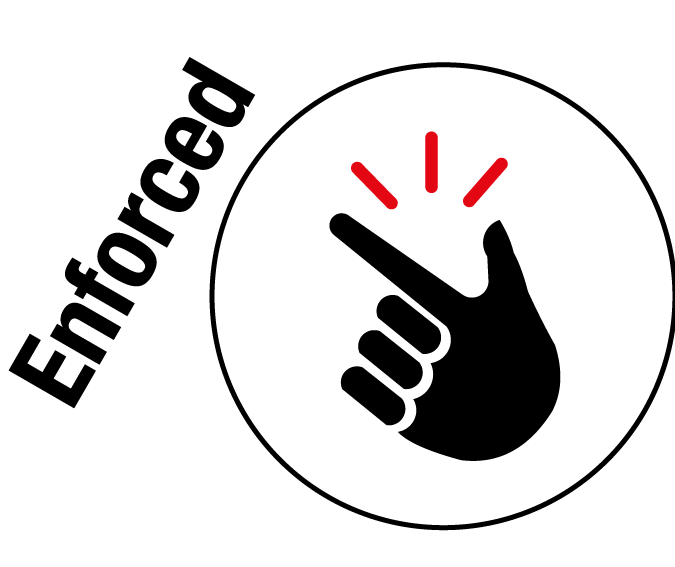 Reinforced finger thumb for enhanced durability