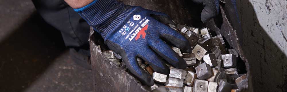 Graphene fibre work gloves